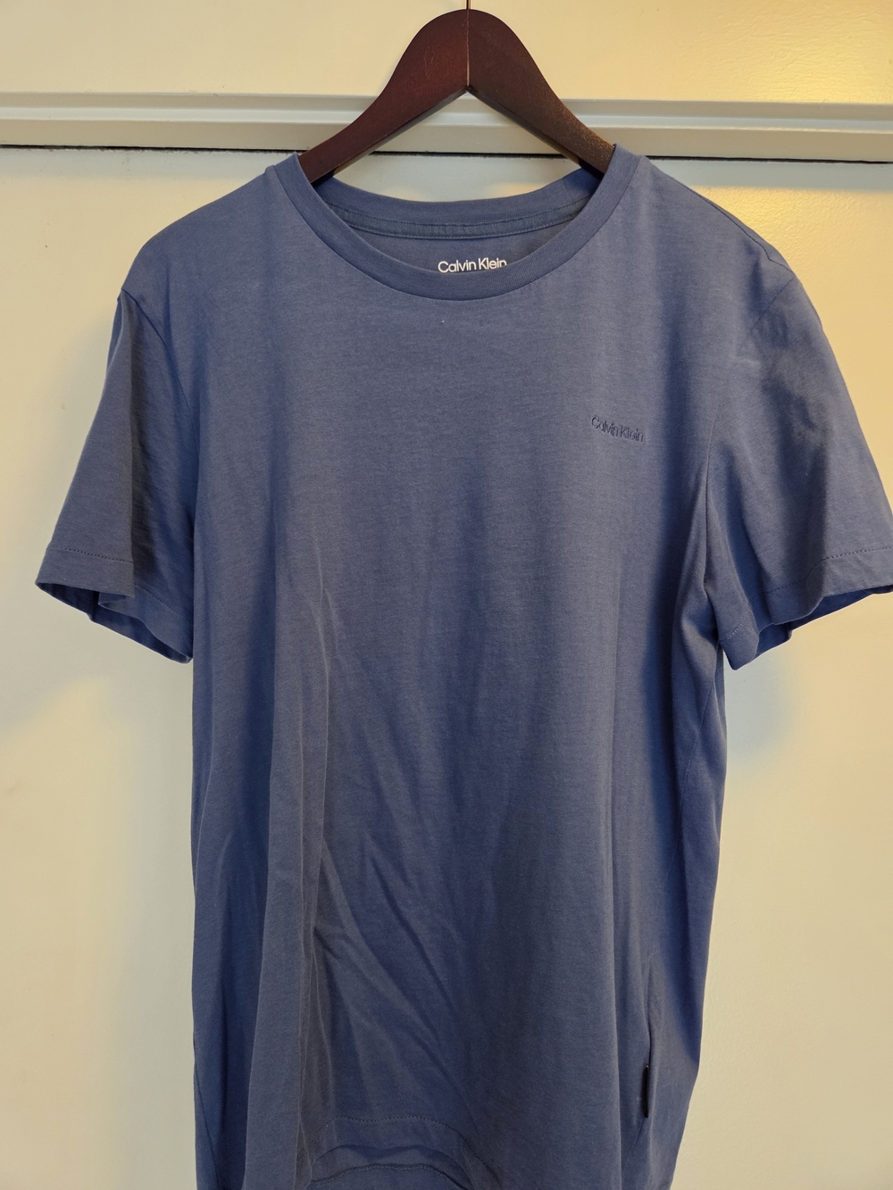 Calvin Klein Men’s Slate Blue Short-Sleeve Crew Tee